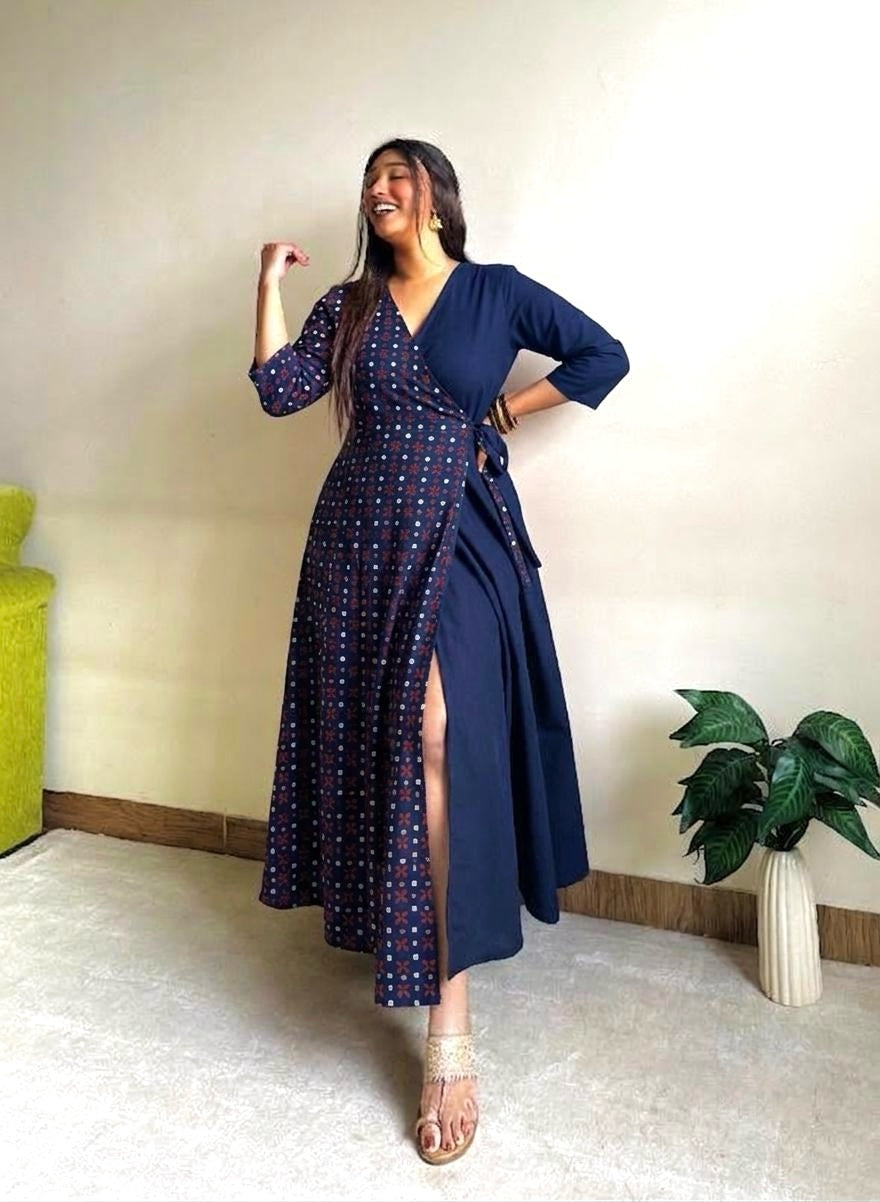 Lili Half & Half Wrap Dress
