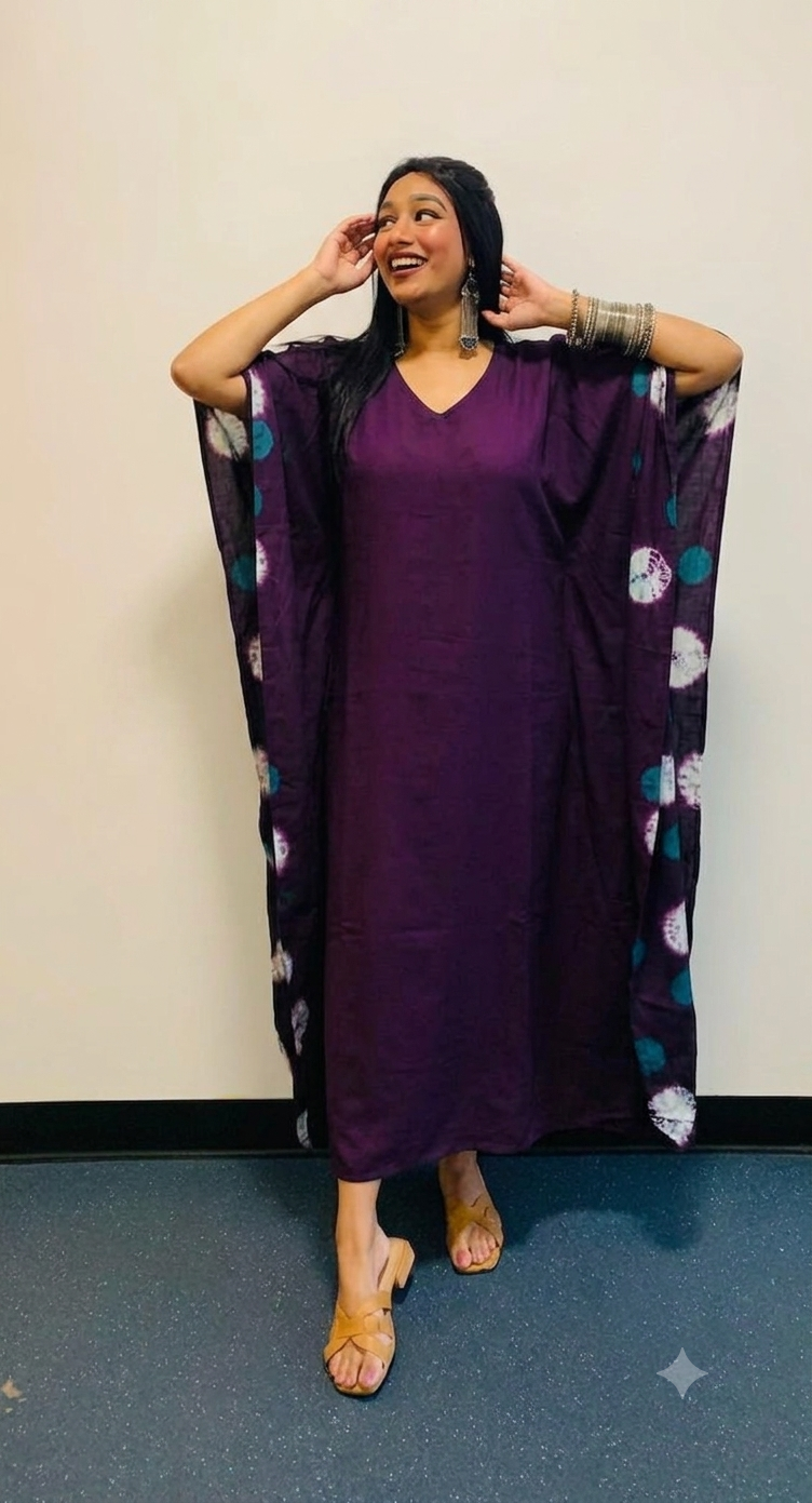 Berry Rayon Kaftan