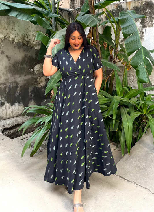 Kiara Wrap-Style Anarkali (S)