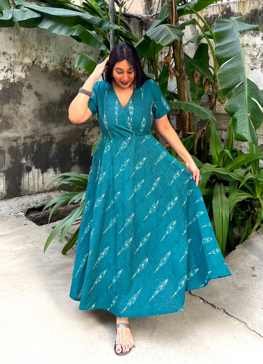 Nida Wrap-Style Anarkali (S)