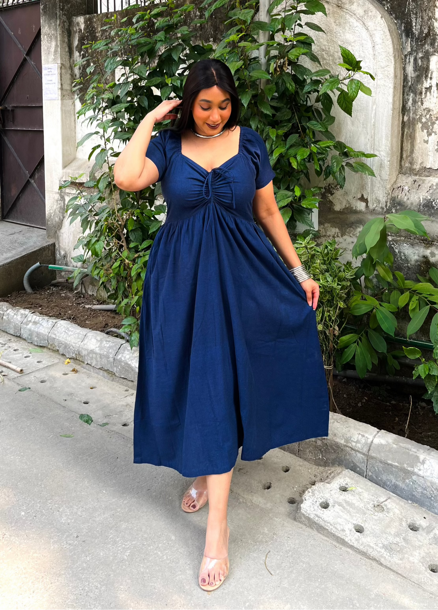 Navy Blue Anabelle Dress