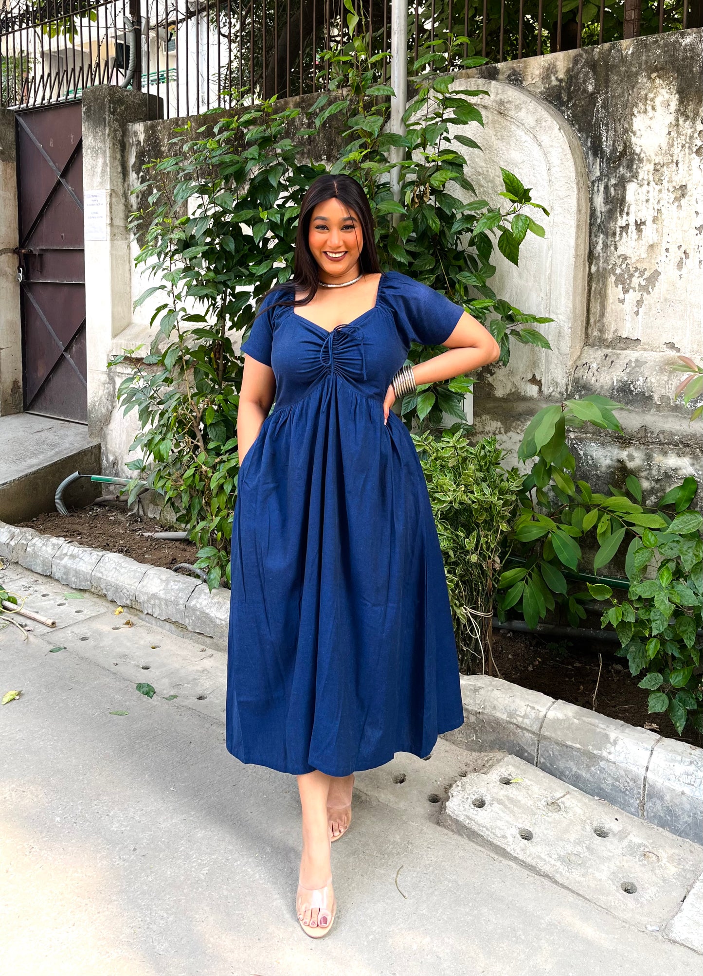 Navy Blue Anabelle Dress