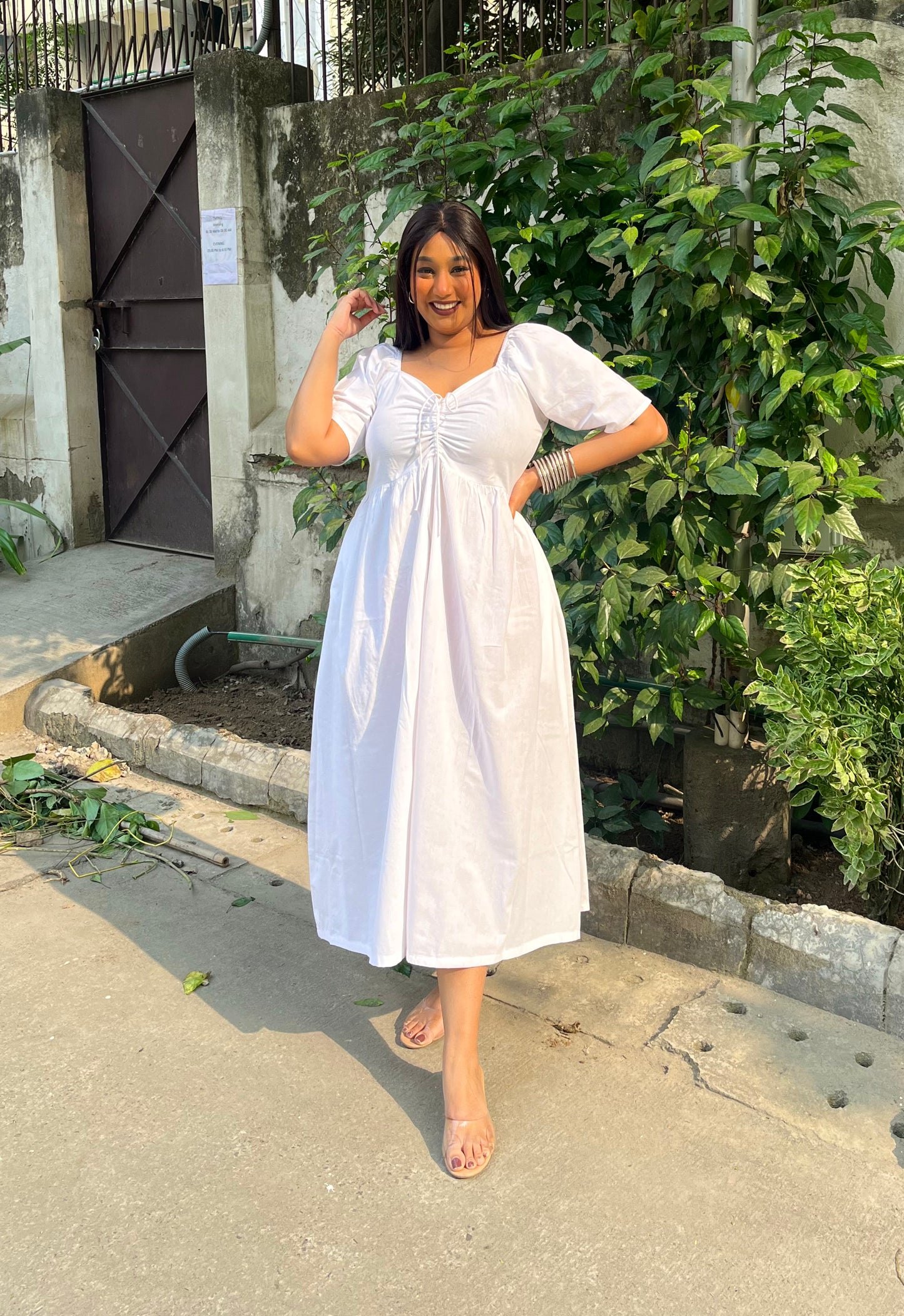 White Anabelle Dress
