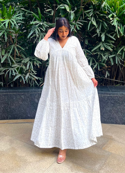 Daisy Floral Tier Dress (S)