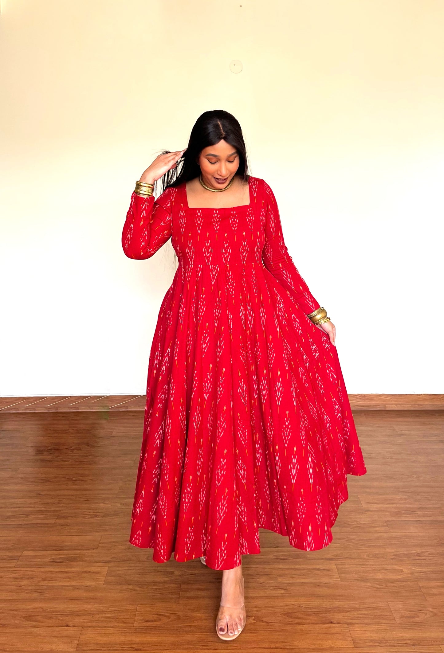 Zoya Red Anarkali