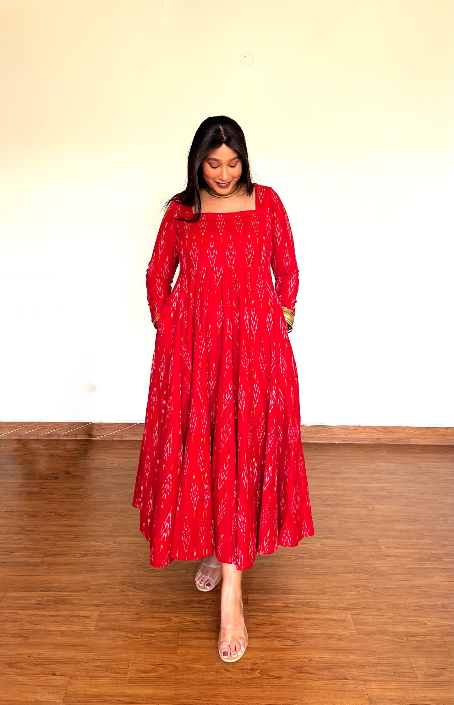Zoya Red Anarkali
