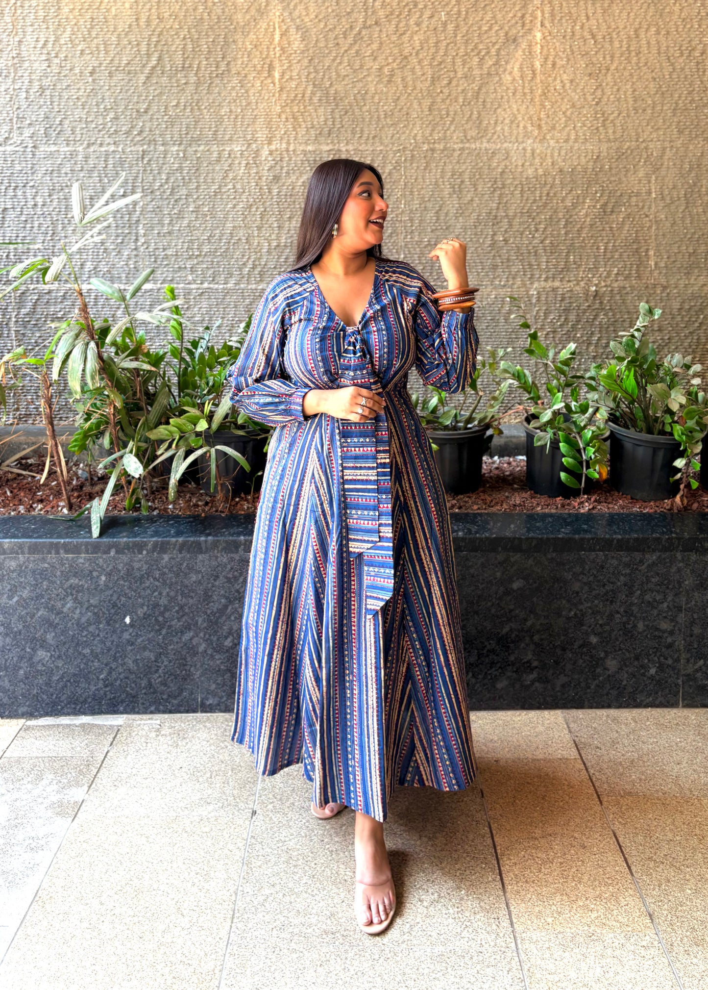 Ophelia Blue Knot Dress