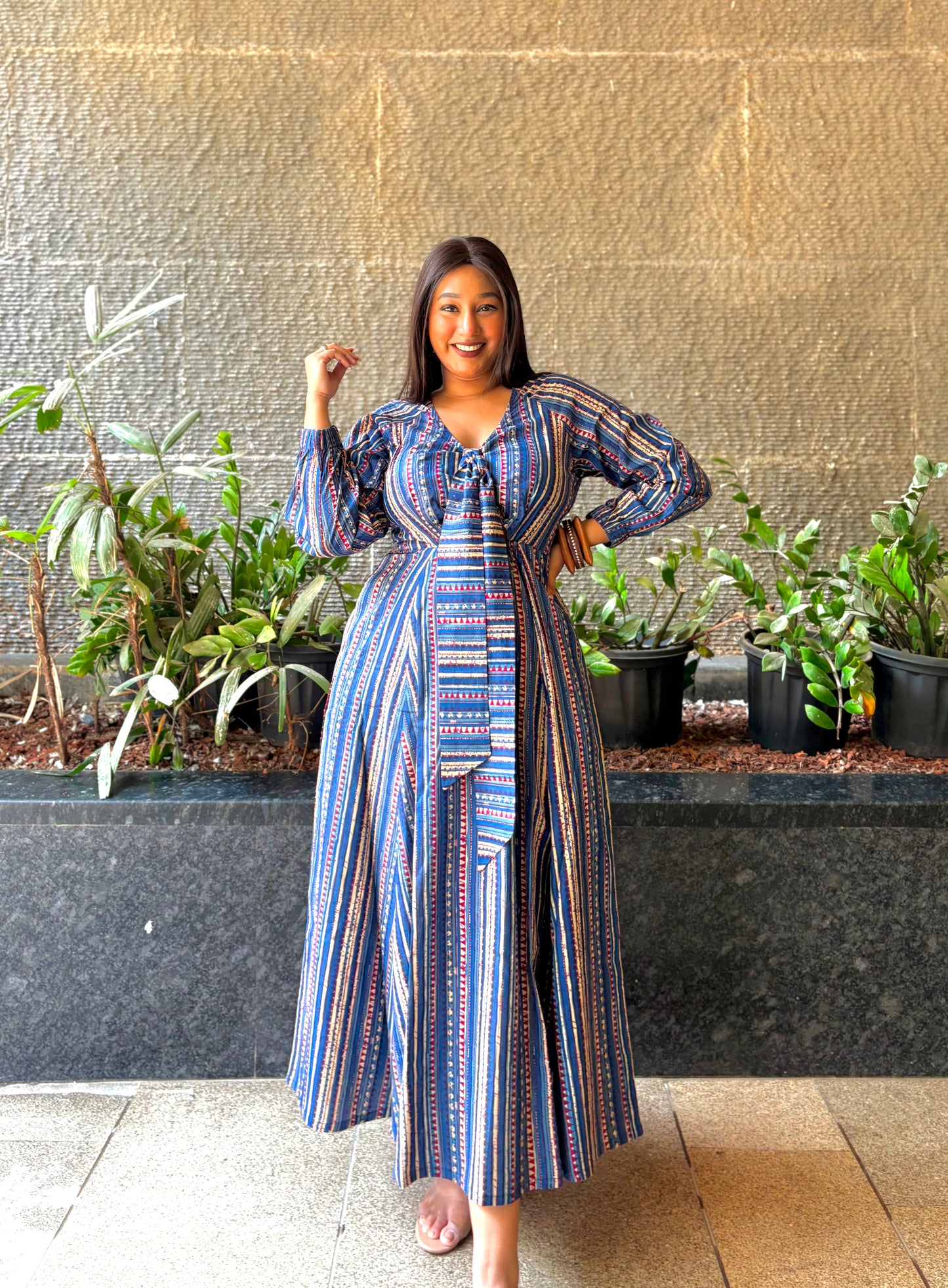 Ophelia Blue Knot Dress