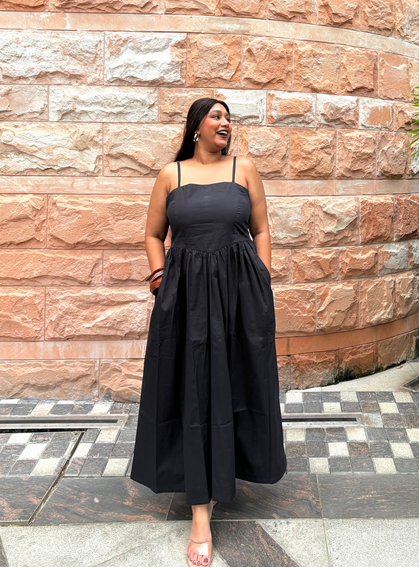 Ella Black Maxi Dress