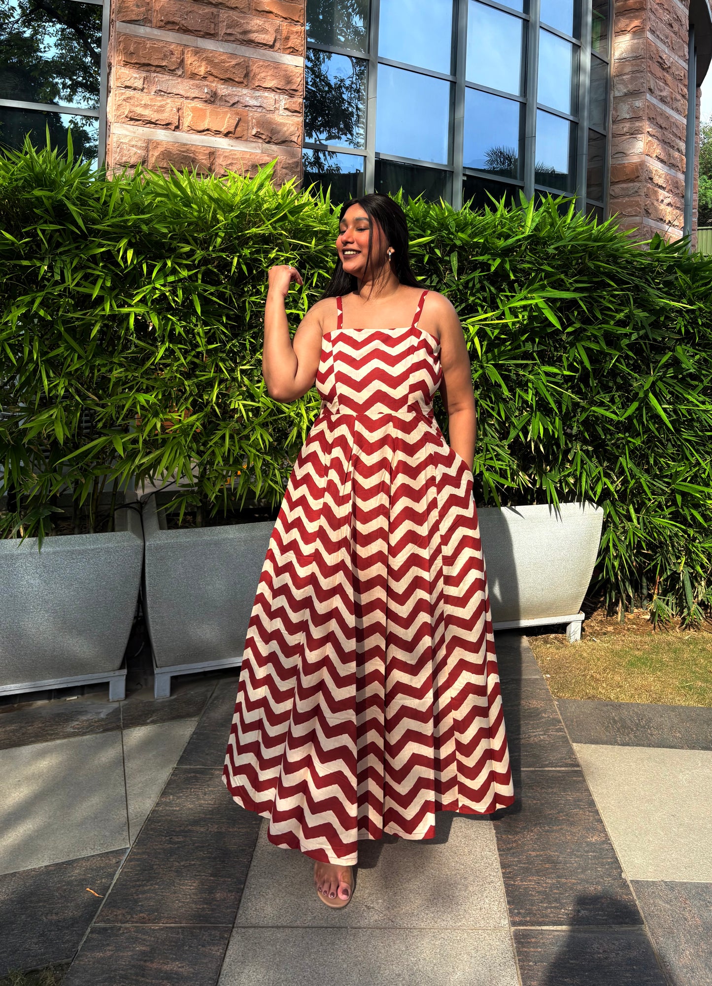 Chloe Stripe Maxi Dress