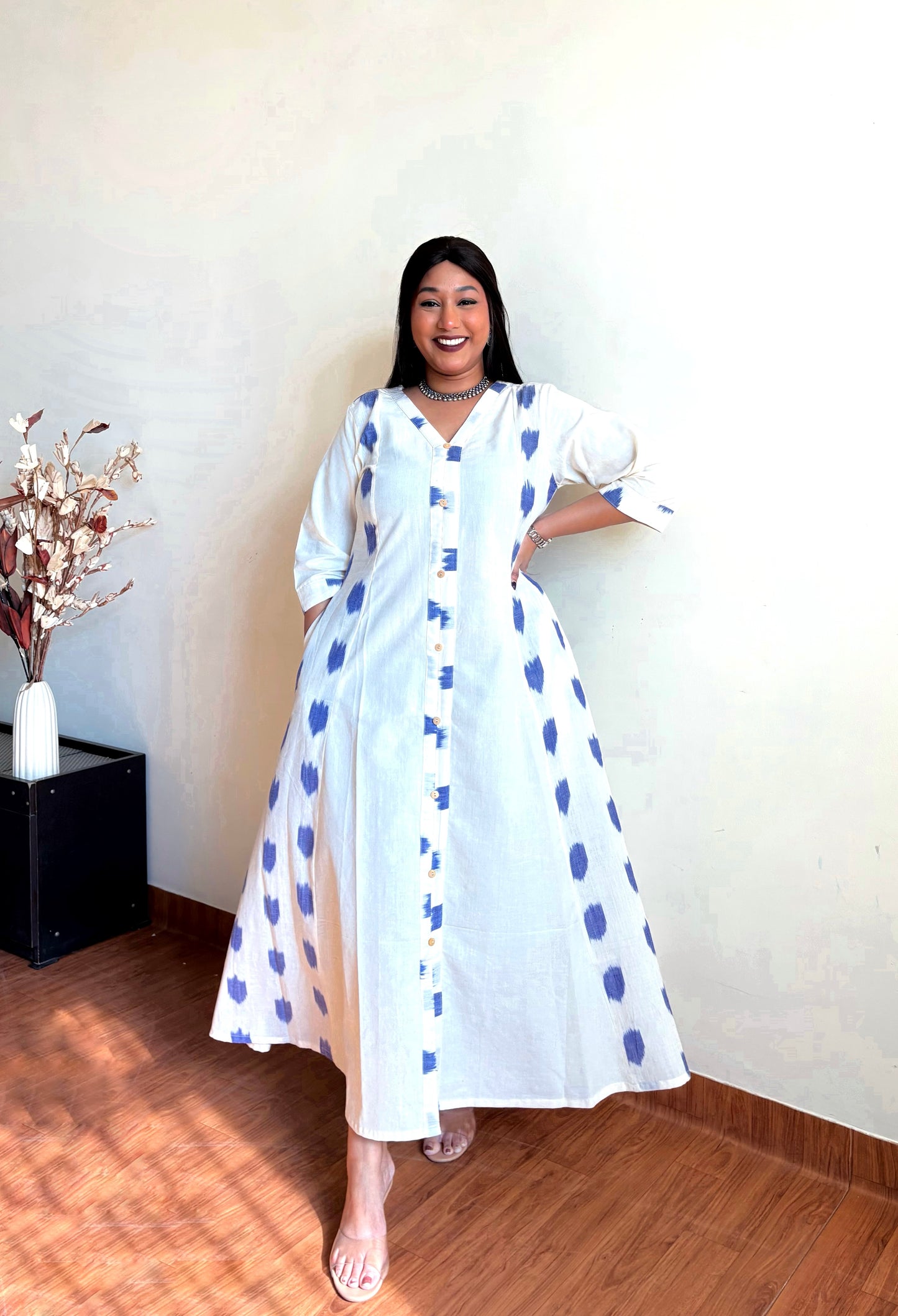 Maaya A-line Patchwork Dress