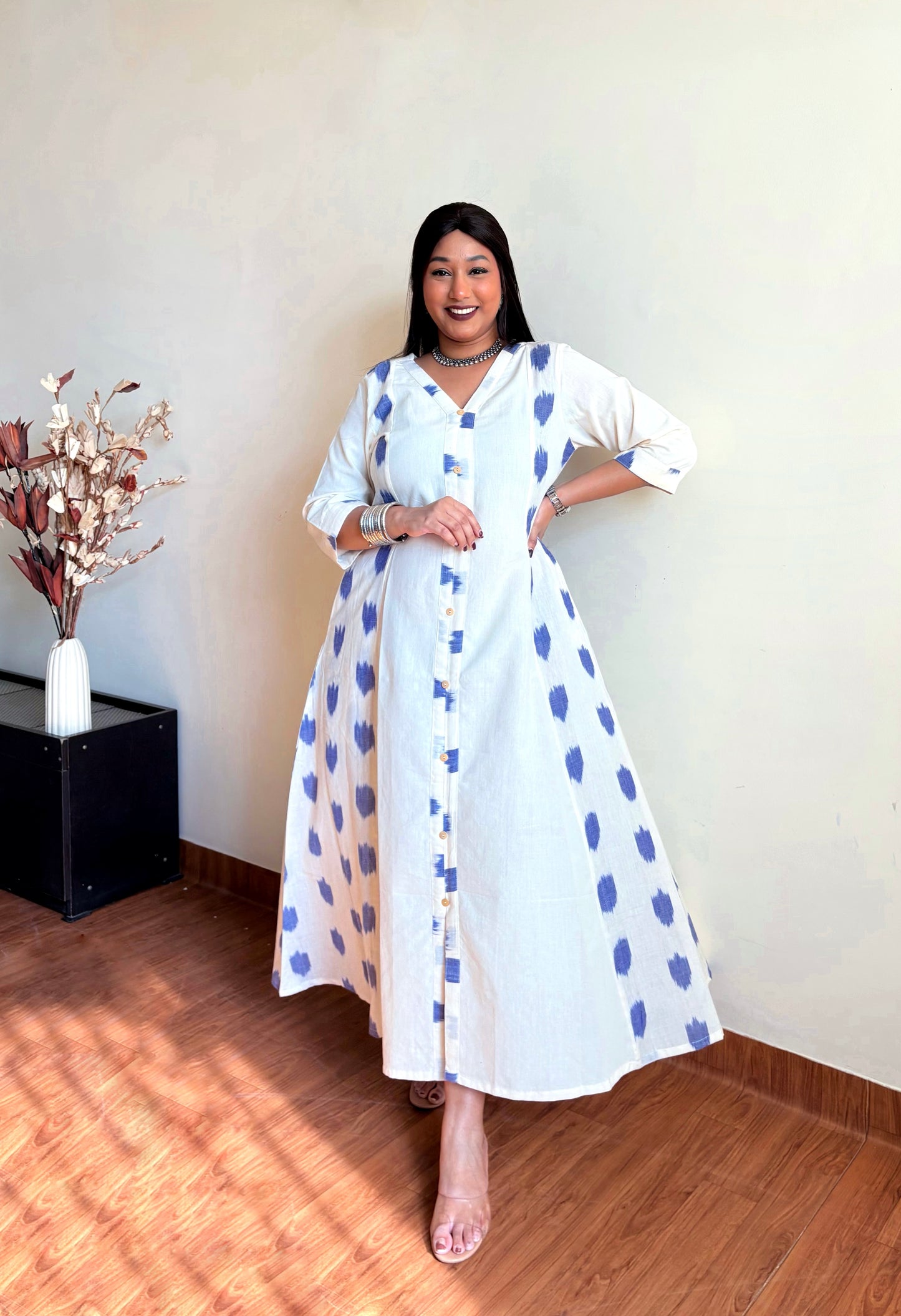 Maaya A-line Patchwork Dress