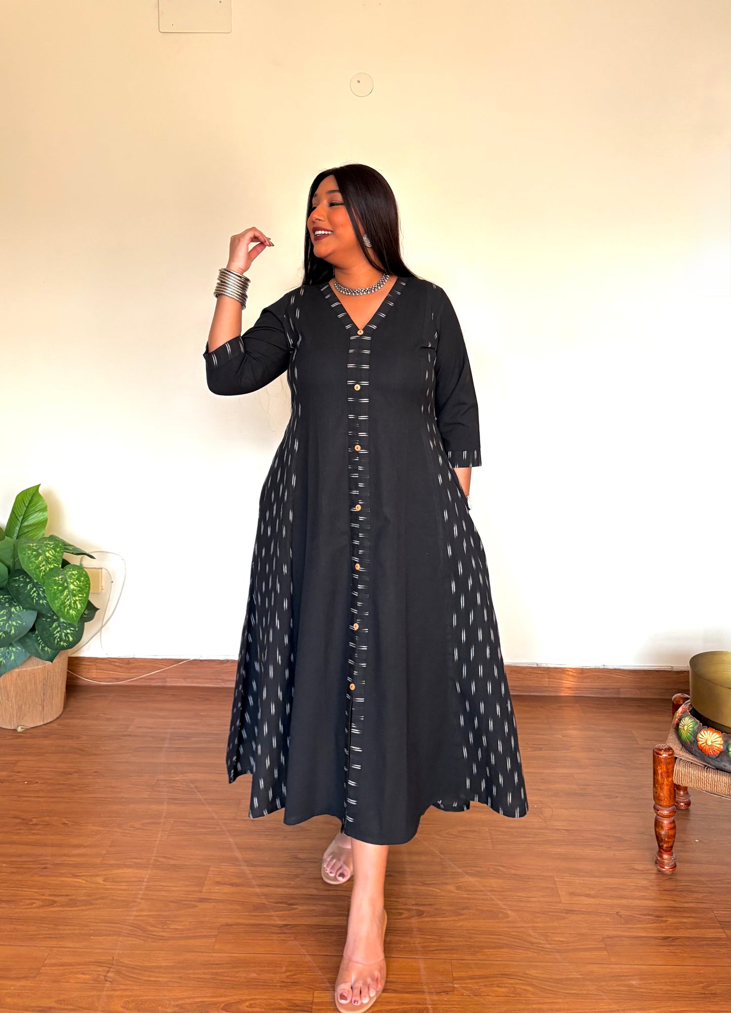 Suhana A-line Patchwork Dress