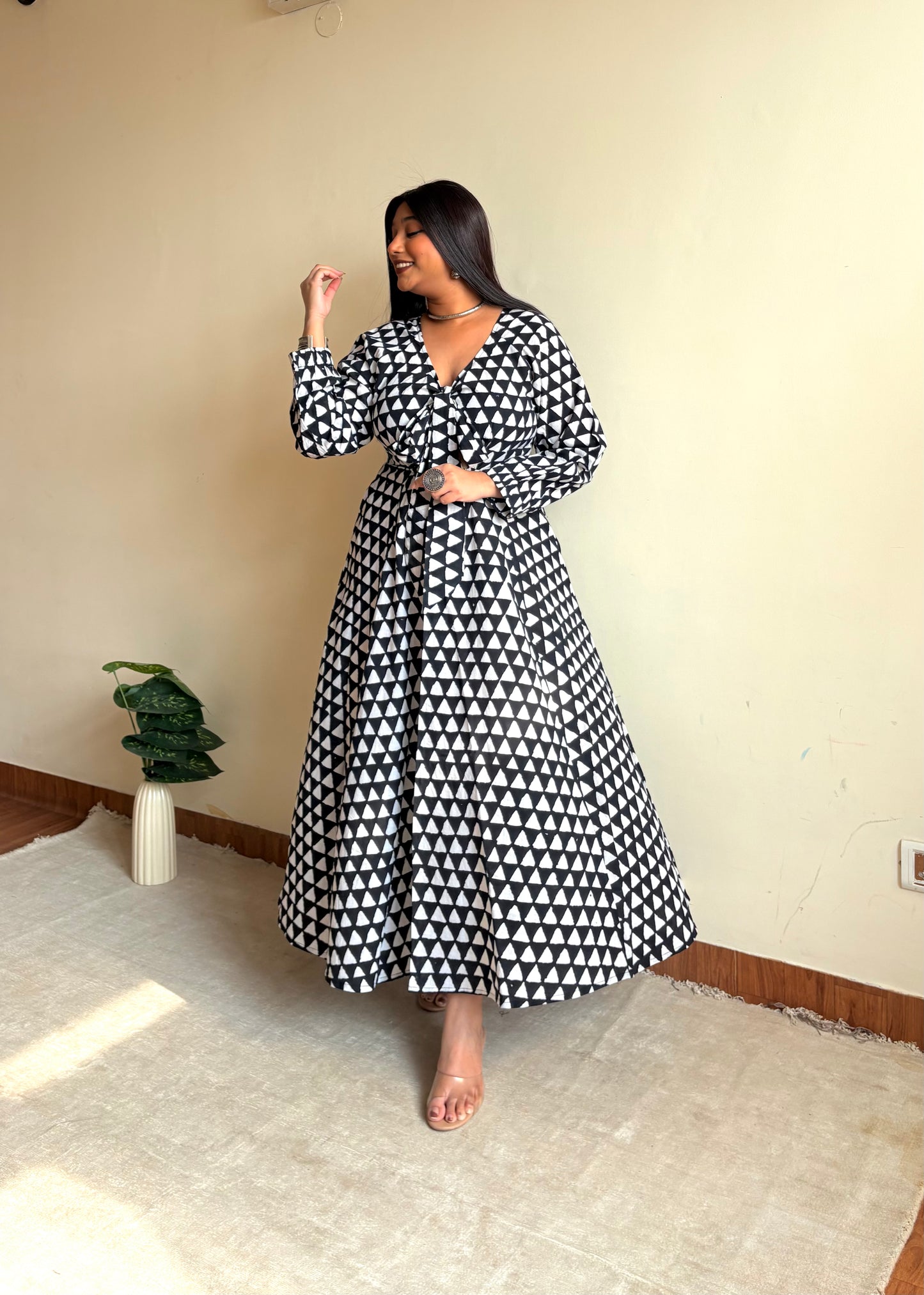 Lina Mosaic Knot Dress