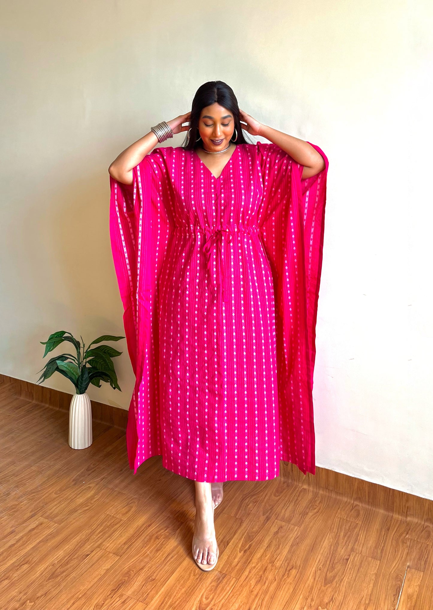 Gulabi Katha Kaftan (S)