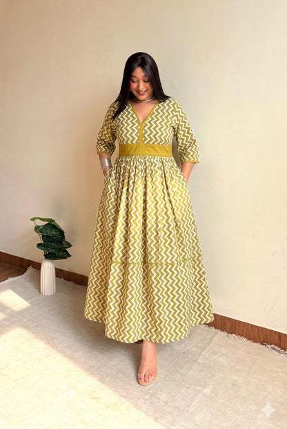 Rida Fit & Flare Dress
