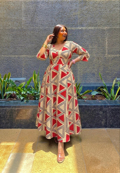 Ada Fit & Flare Dress