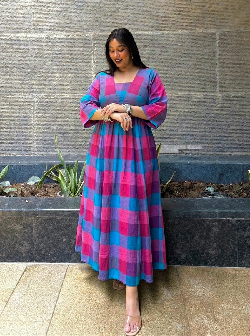 Pink Blossom Fit & Flare Dress