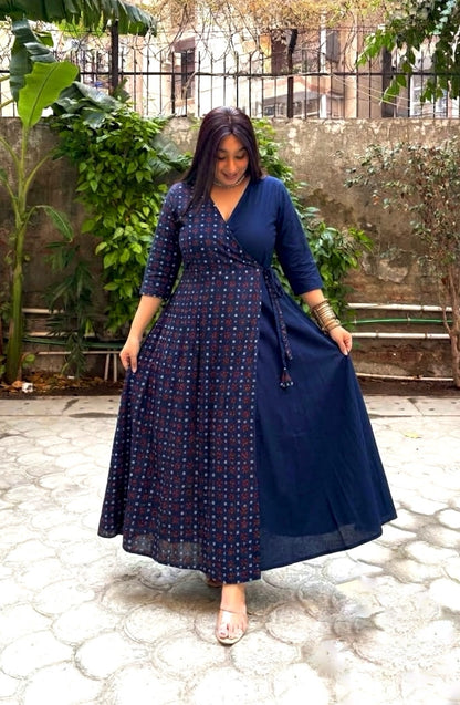 Lili Half & Half Wrap Dress