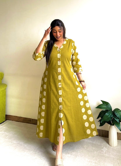Aisha A-line Patchwork Dress
