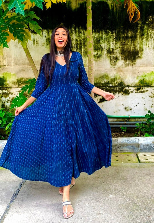 Gargi Blue Anarkali