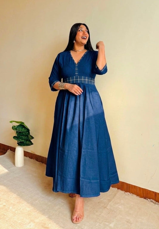 Sia Ikat Fit & Flare Dress