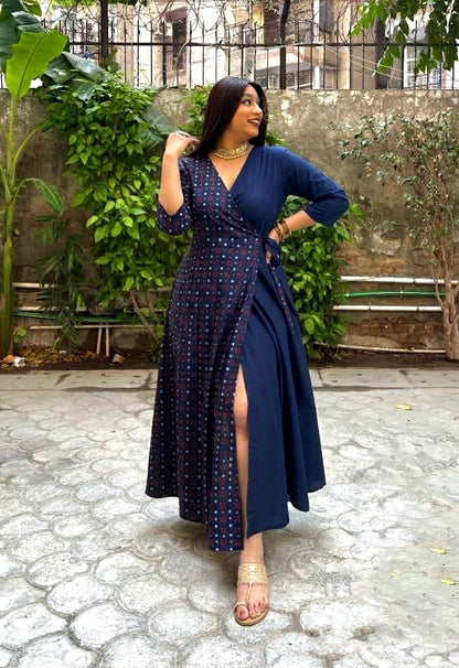 Lili Half & Half Wrap Dress