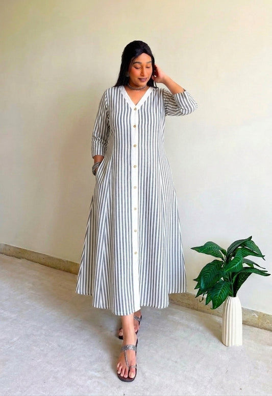 Anam A-line Patchwork Dress