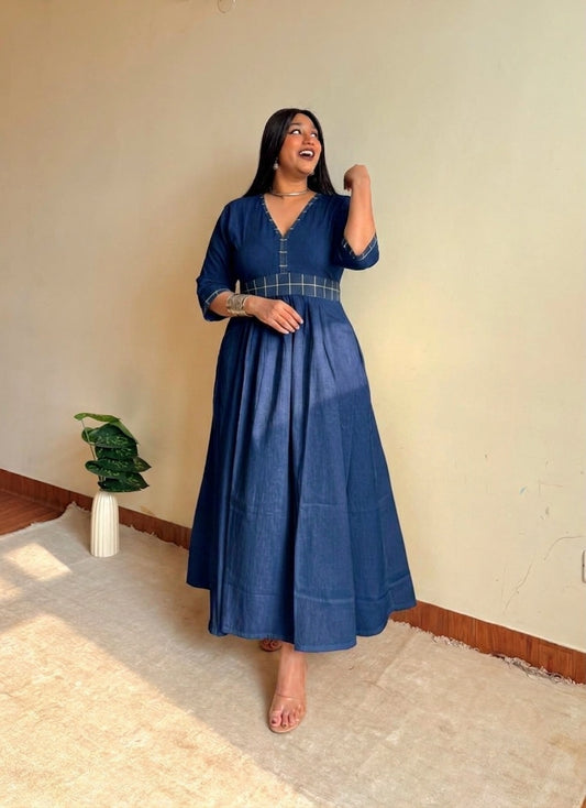 Sia Ikat Fit & Flare Dress