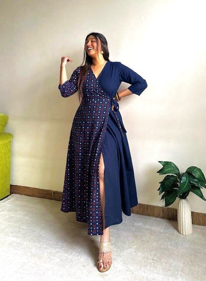 Lili Half & Half Wrap Dress