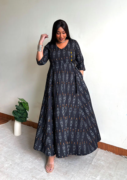 Midnight Black Angrakha