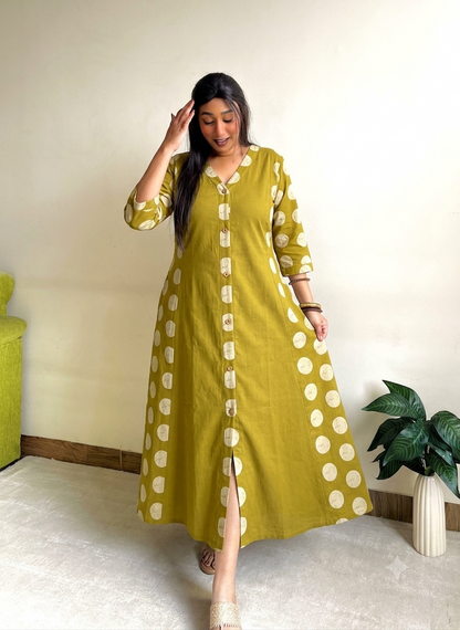 Aisha A-line Patchwork Dress