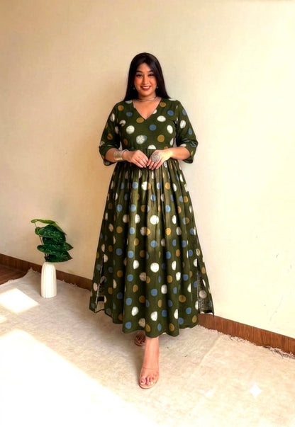 Gulnar Fit & Flare Dress