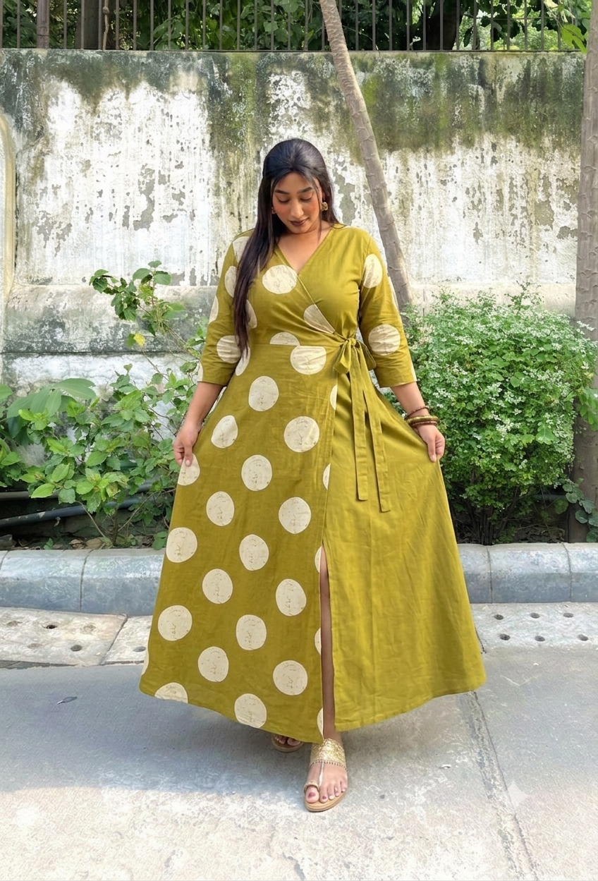 Dia Half & Half Wrap Dress