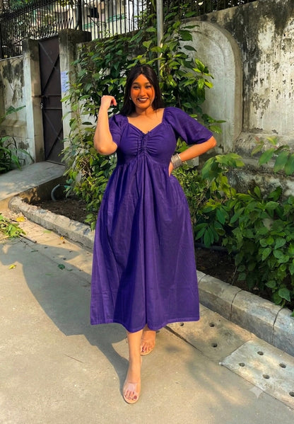 Purple Anabelle Dress