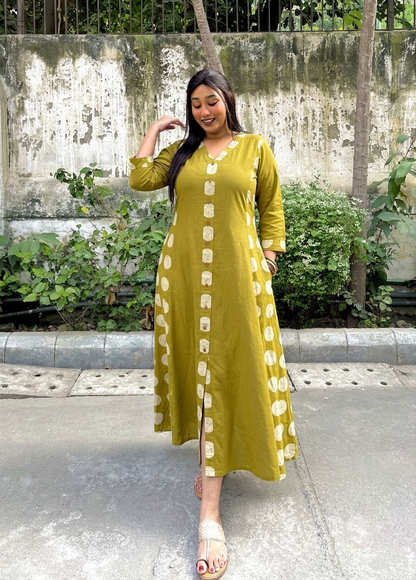 Aisha A-line Patchwork Dress