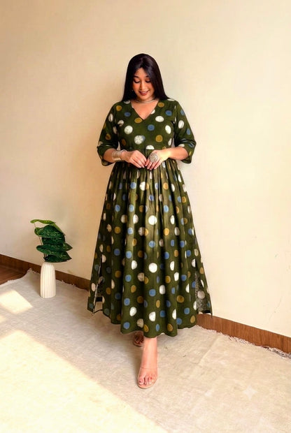 Gulnar Fit & Flare Dress
