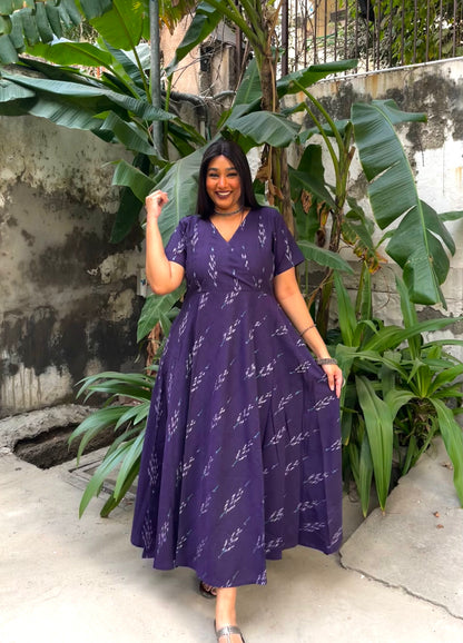Ruhana Wrap-Style Anarkali (S)