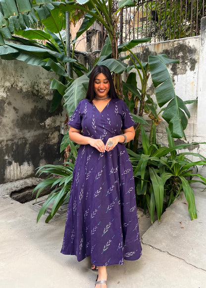 Ruhana Wrap-Style Anarkali (S)