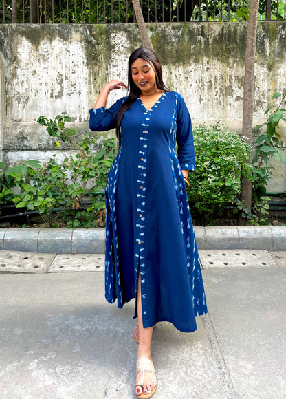 Sahaj A-line Patchwork Dress
