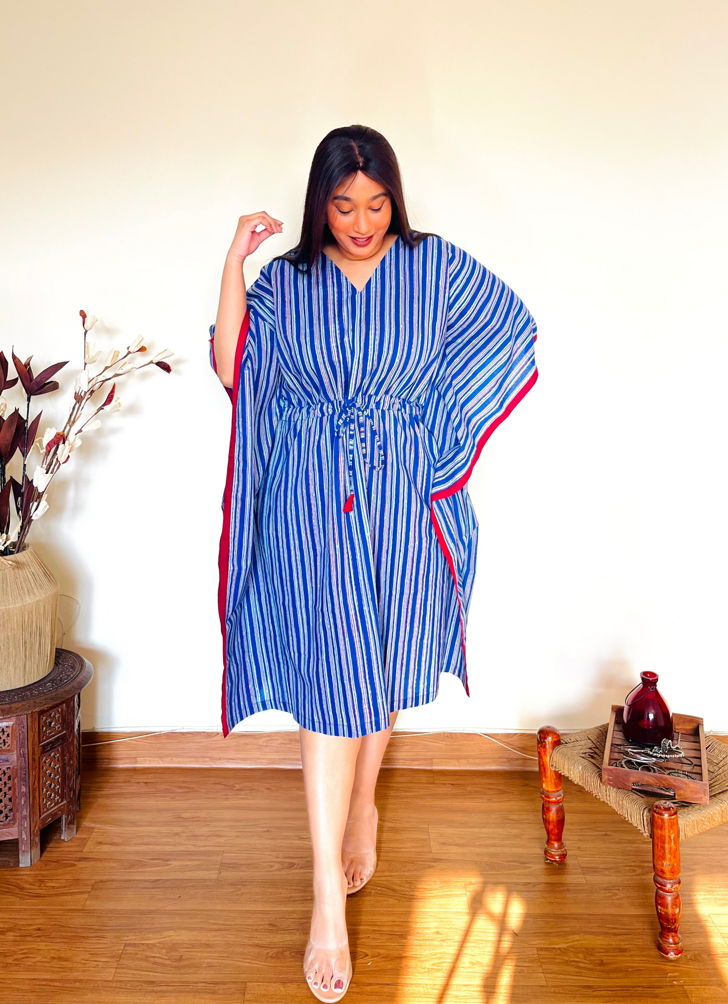 Berry Blue Short Kaftan