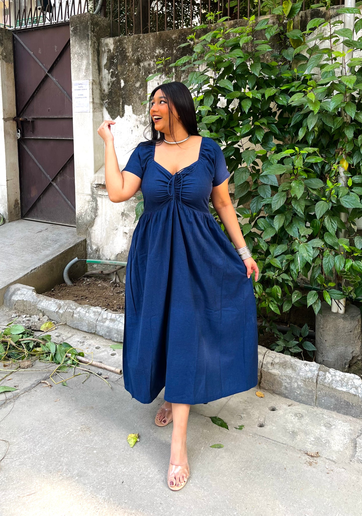 Navy Anabelle Dress