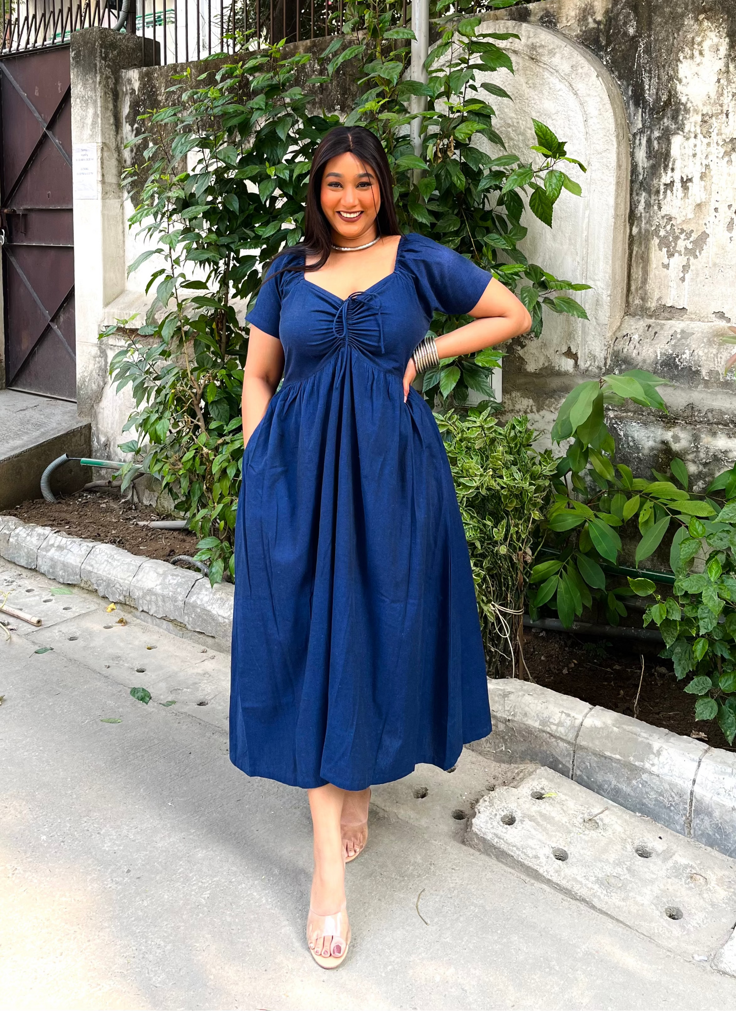 Navy Anabelle Dress