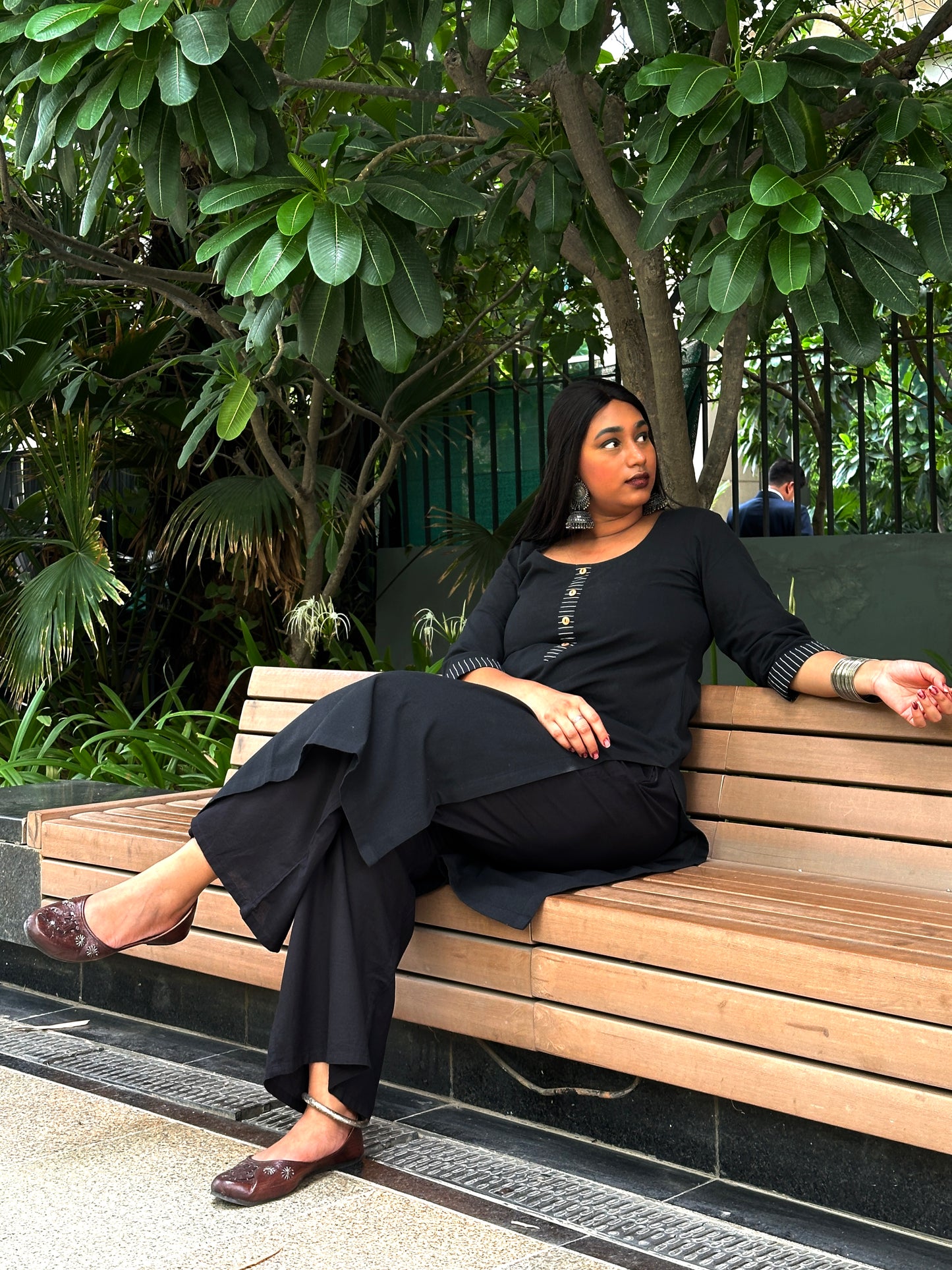 Kyra Ikkat Kurta (S)
