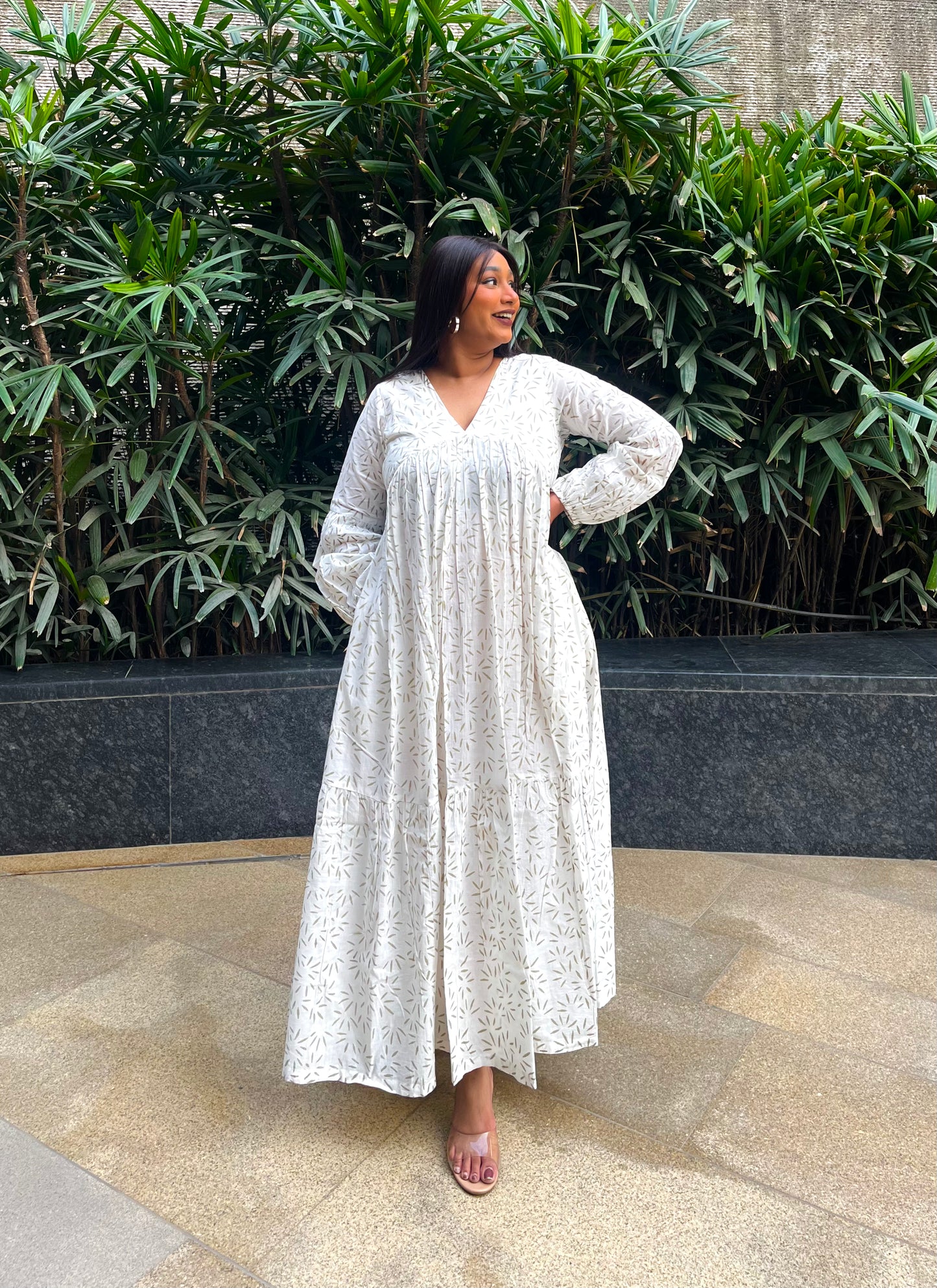 Daisy Floral Tier Dress