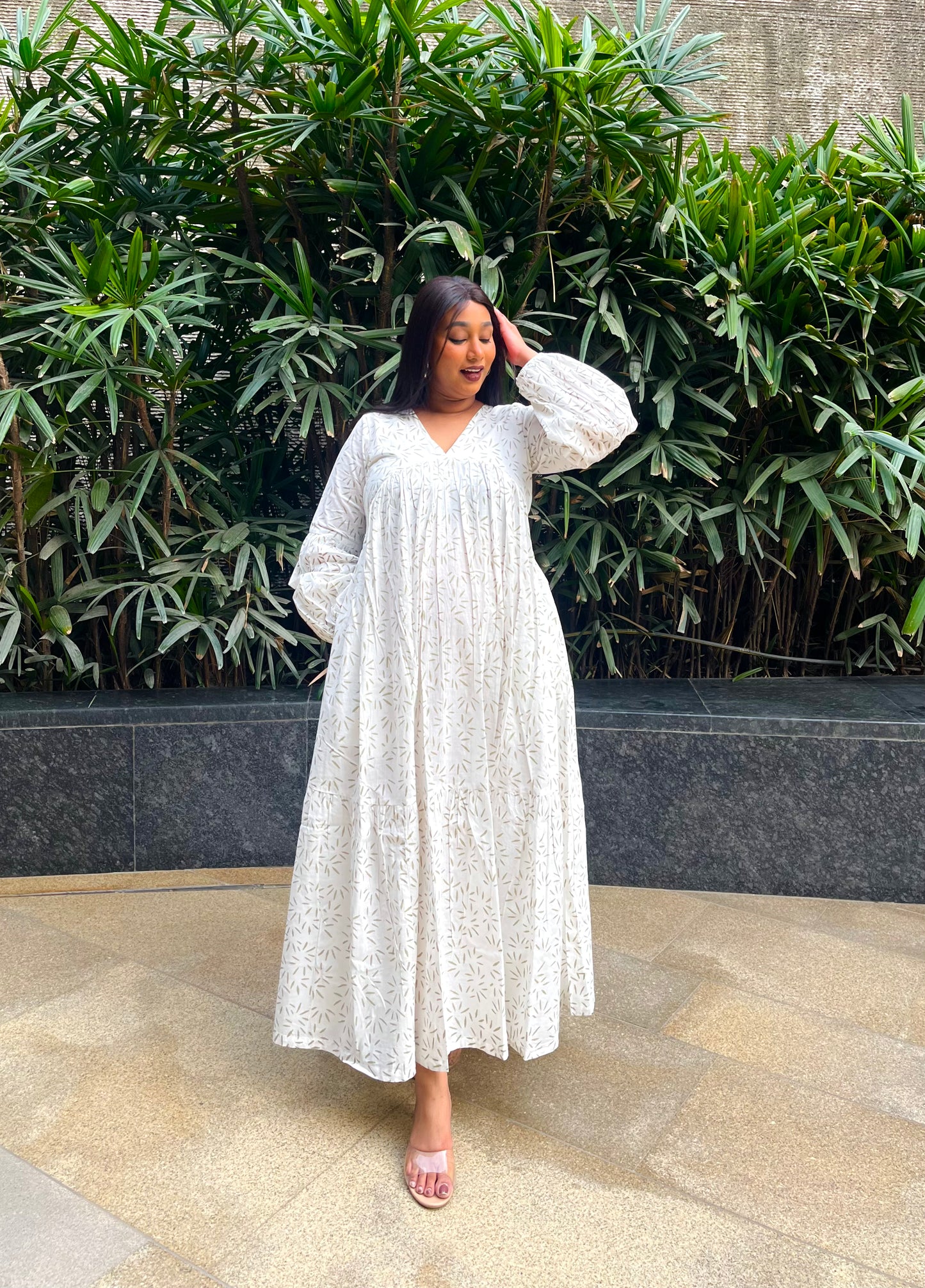 Daisy Floral Tier Dress