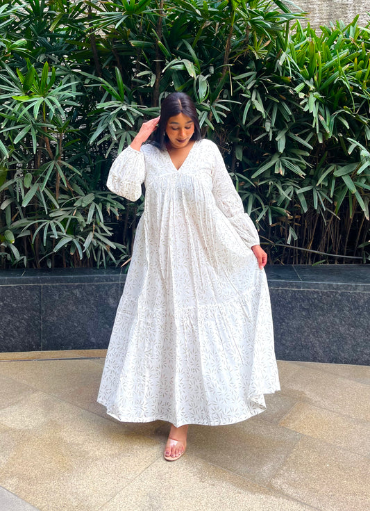 Daisy Floral Tier Dress