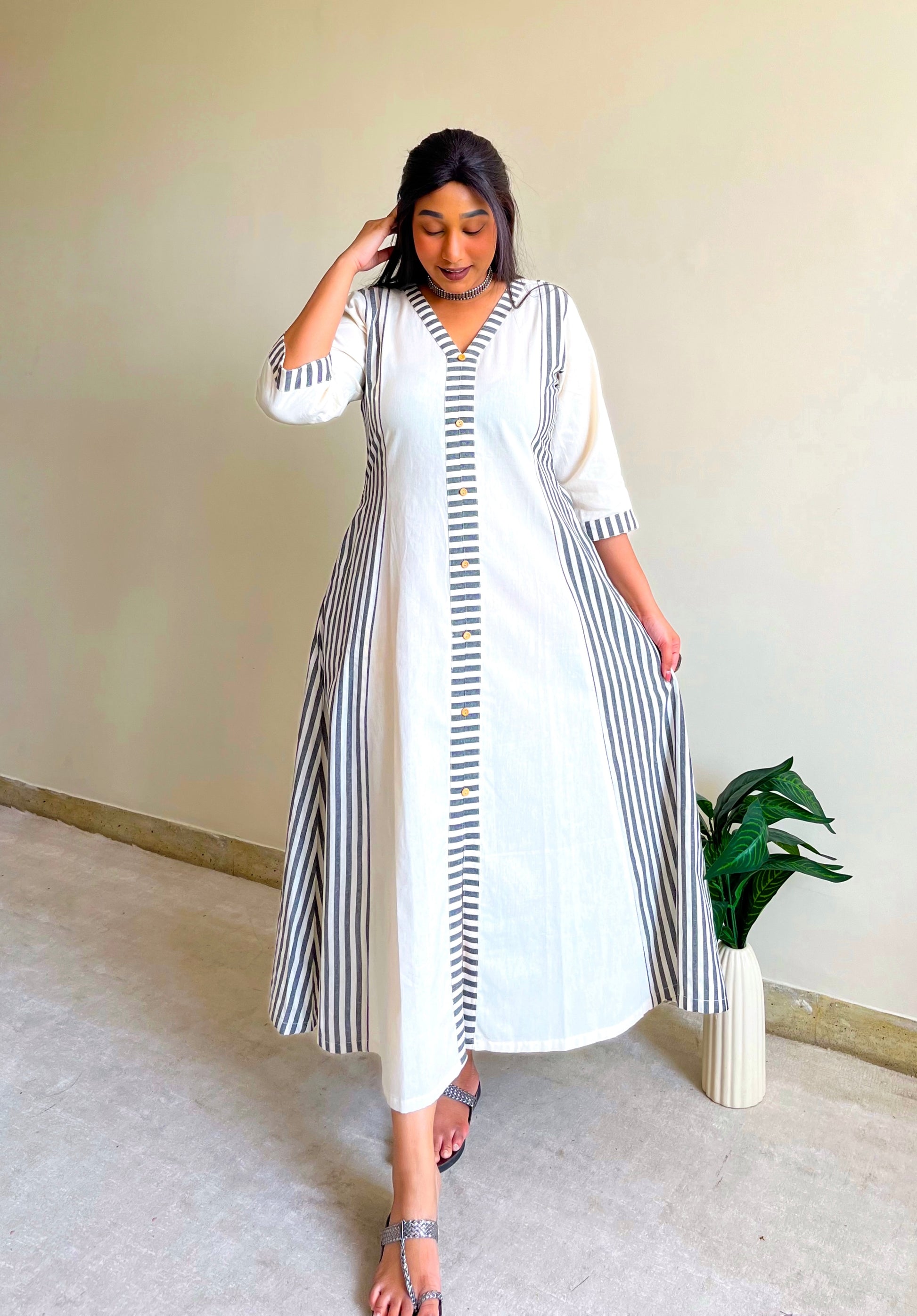 a line ethnic dress for women Anarkali Kurta - Indian Party Wear Dress for Women - Mustard Yellow A-line Maxi Dress - Plus Size Kurti - Ethnic Wear Women - Gown Dress