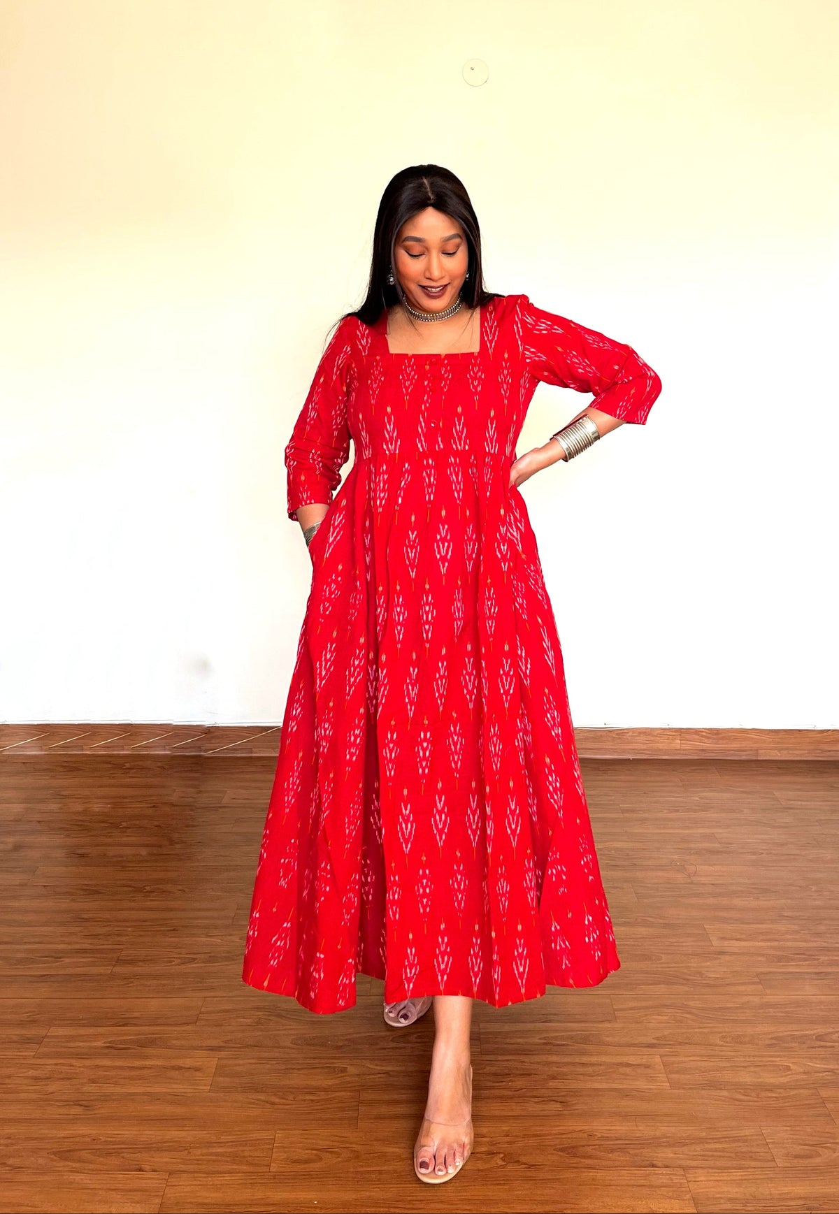 Berry Red Maxi Dress
