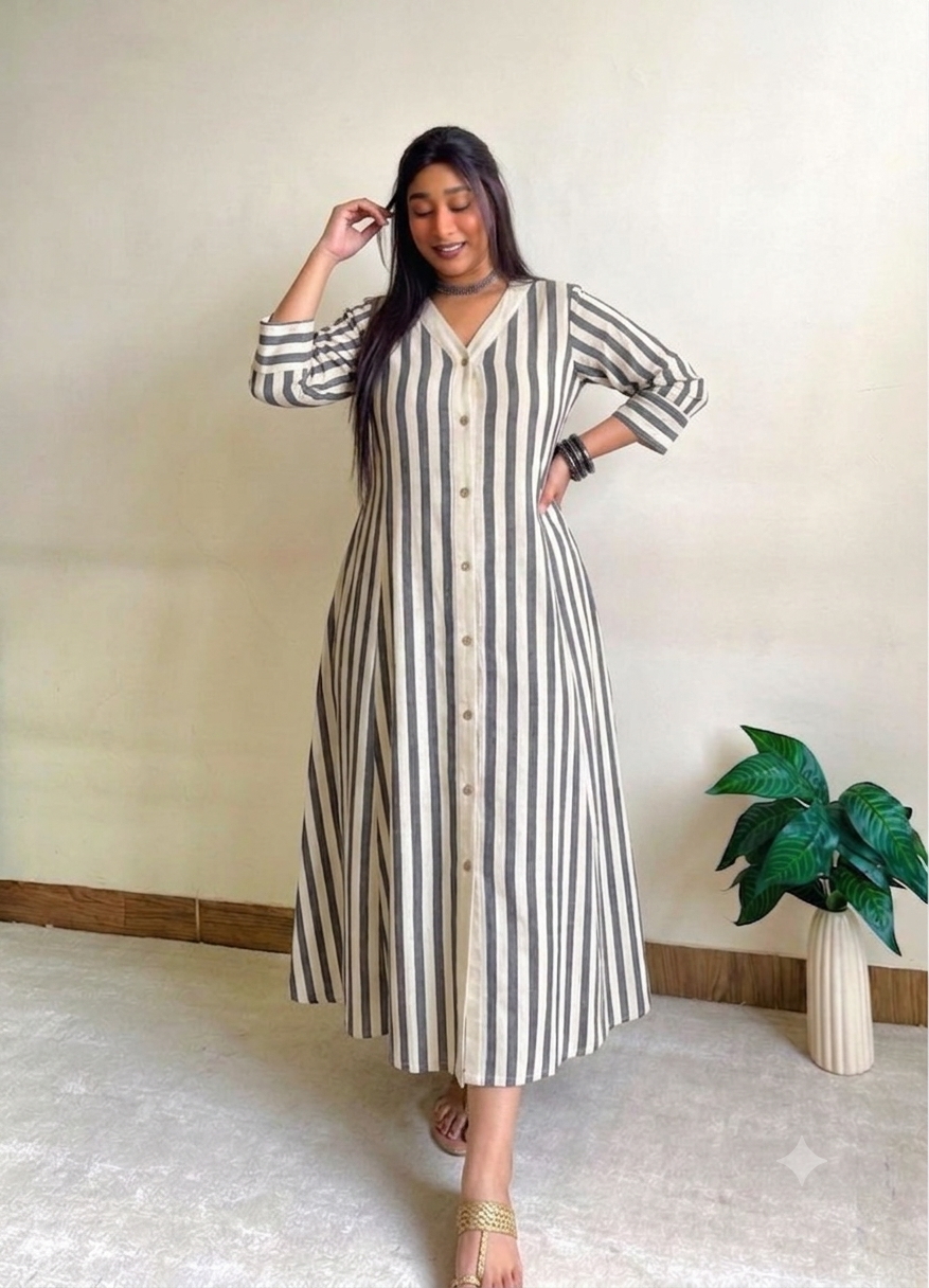 Anam A-line Patchwork Dress